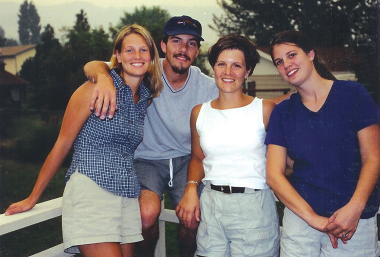 Josh Kendall, 24, poses with his sisters in August 2000. Five weeks later Josh died by his own hand. His mom Pat wonders if lack of access to competent mental health treatment in their rural Montana town contributed to her son’s struggles – and ultimately his self-inflicted death.