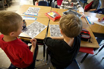 Students in the Northwest R-1 School District, outside St. Louis in Jefferson County.